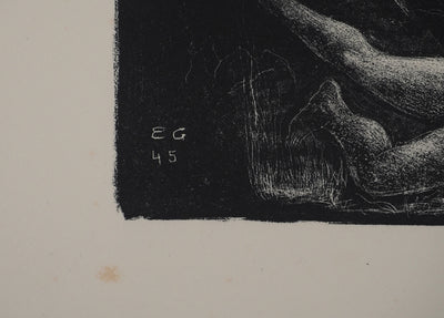 Edouard GOERG : Le conquérant, Lithographie originale (photo de détail 7) - Crédit photo : Galerie Art.Paris