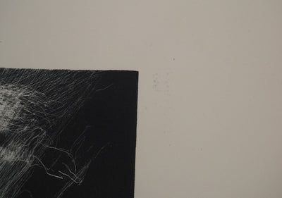Edouard GOERG : Le sacrifice de l'Agneau lave les fidèles, Lithographie originale (photo de détail 9) - Crédit photo : Galerie Art.Paris