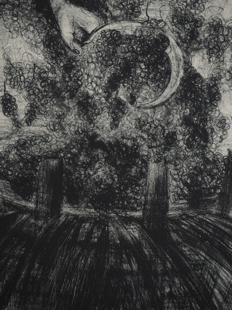 Edouard GOERG : La vendange, Lithographie originale (photo de détail 4) - Crédit photo : Galerie Art.Paris