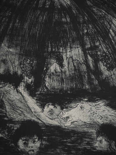 Edouard GOERG : La vendange, Lithographie originale (photo de détail 6) - Crédit photo : Galerie Art.Paris