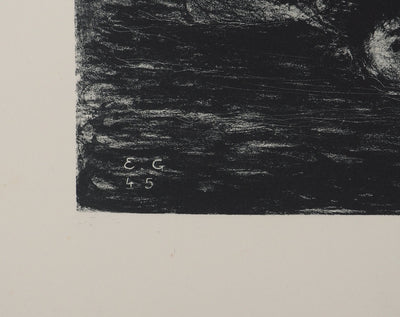 Edouard GOERG : La vendange, Lithographie originale (photo de détail 7) - Crédit photo : Galerie Art.Paris