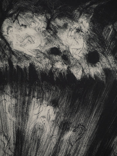 Edouard GOERG : Le tremblement de terre, Lithographie originale (photo de détail 5) - Crédit photo : Galerie Art.Paris