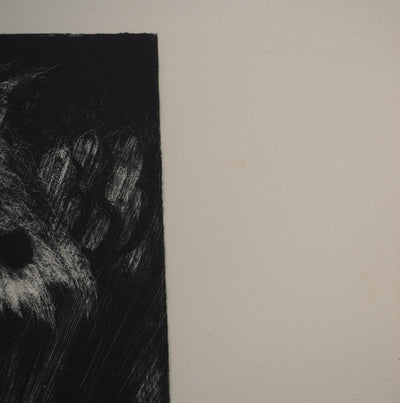 Edouard GOERG : Le tremblement de terre, Lithographie originale (photo de détail 8) - Crédit photo : Galerie Art.Paris