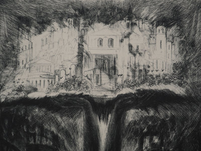 Edouard GOERG : La Nouvelle Jérusalem, Lithographie originale (photo de détail 5) - Crédit photo : Galerie Art.Paris