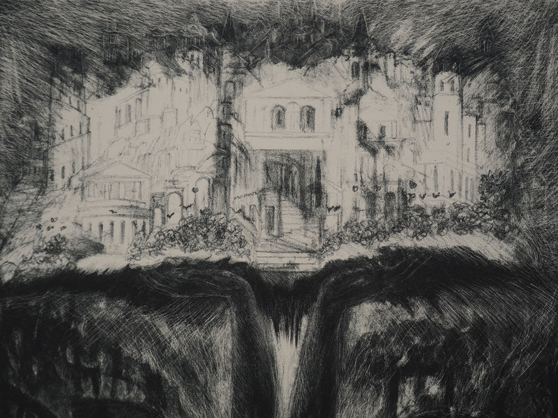 Edouard GOERG : La Nouvelle Jérusalem, Lithographie originale (photo de détail 5) - Crédit photo : Galerie Art.Paris