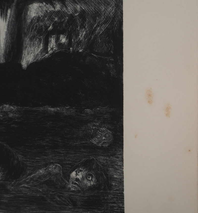 Edouard GOERG : La Nouvelle Jérusalem, Lithographie originale (photo de détail 8) - Crédit photo : Galerie Art.Paris
