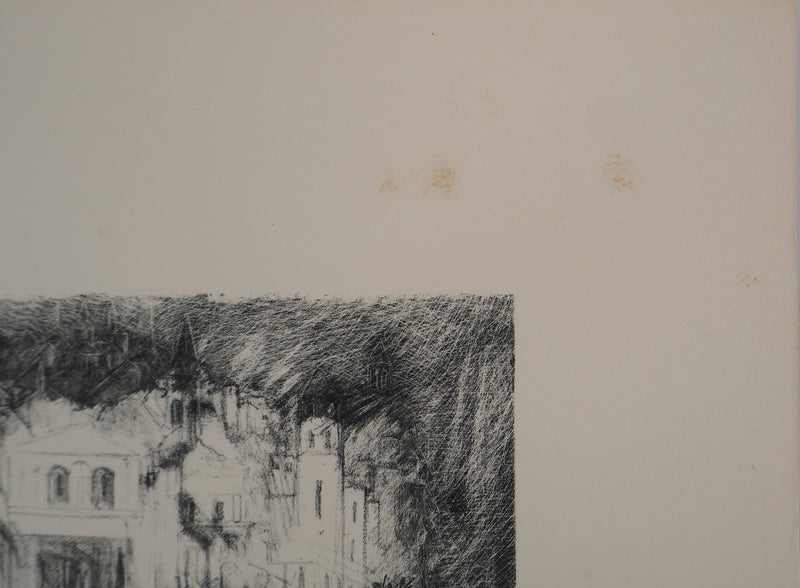 Edouard GOERG : La Nouvelle Jérusalem, Lithographie originale (photo de détail 9) - Crédit photo : Galerie Art.Paris