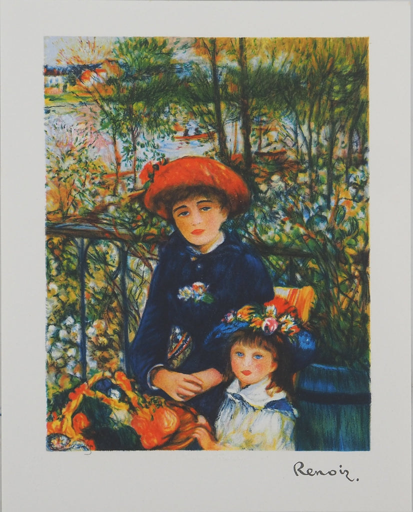 Pierre Auguste RENOIR: Woman and Child, Original Lithograph – art
