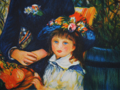 Pierre Auguste RENOIR : Femme et enfant, Lithographie originale (photo de détail 4) - Crédit photo : Galerie Art.Paris