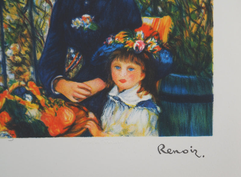 Pierre Auguste RENOIR : Femme et enfant, Lithographie originale (photo de détail 2) - Crédit photo : Galerie Art.Paris