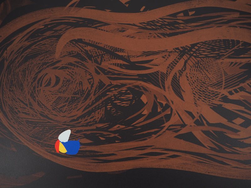 Raymond MORETTI : Emergence de la couleur, Lithographie originale (photo de détail 3) - Crédit photo : Galerie Art.Paris