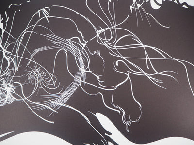 Raymond MORETTI : Corps astral, Lithographie originale (photo de détail 3) - Crédit photo : Galerie Art.Paris