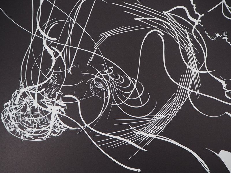 Raymond MORETTI : Corps astral, Lithographie originale (photo de détail 4) - Crédit photo : Galerie Art.Paris