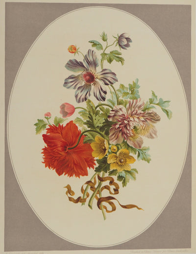 John EDWARDS : Fleurs et Bouquets : Une composition printanière, Lithographie originale (photo de détail 6) - Crédit photo : Galerie Art.Paris