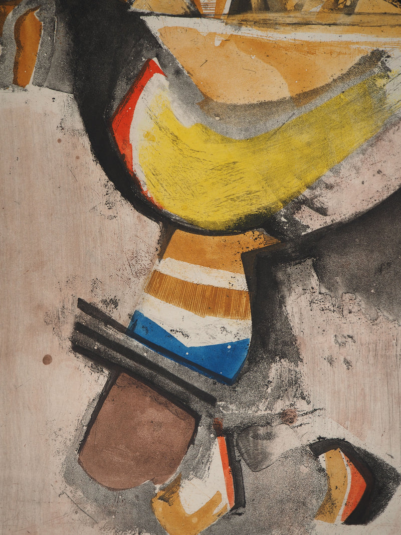 Roger BERTEMES : Jour doré, Gravure originale (photo de détail 5) - Crédit photo : Galerie Art.Paris