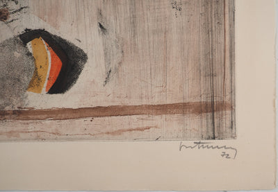 Roger BERTEMES : Jour doré, Gravure originale (photo de détail 2) - Crédit photo : Galerie Art.Paris