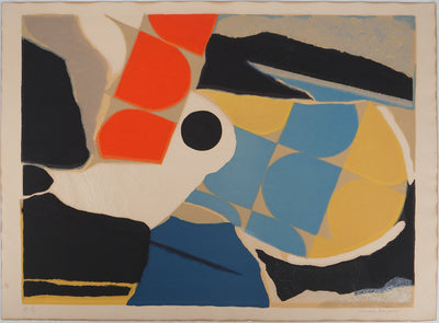 Max PAPART : Espace aérien, Gravure originale (vue générale) - Crédit photo : Galerie Art.Paris