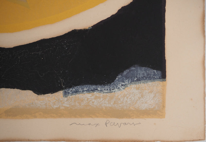 Max PAPART : Espace aérien, Gravure originale (photo de détail 2) - Crédit photo : Galerie Art.Paris