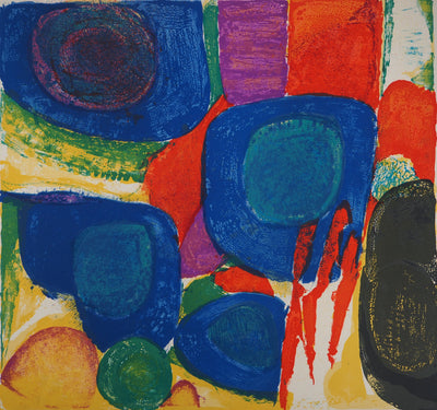 Gustav BOLIN : Symphonie Colorée, Lithographie originale (photo de détail 3) - Crédit photo : Galerie Art.Paris