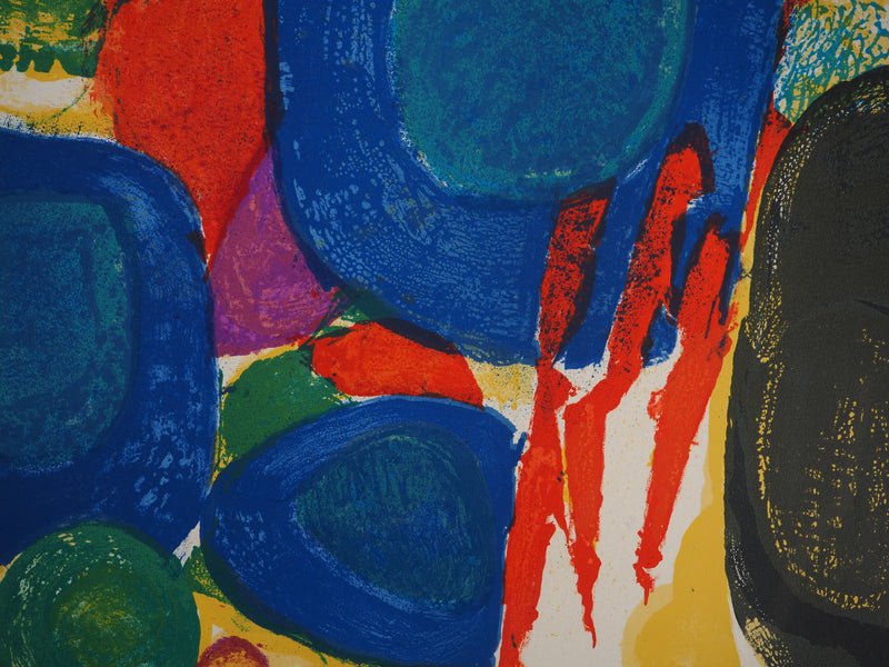 Gustav BOLIN : Symphonie Colorée, Lithographie originale (photo de détail 4) - Crédit photo : Galerie Art.Paris