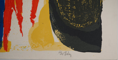Gustav BOLIN : Symphonie Colorée, Lithographie originale (photo de détail 2) - Crédit photo : Galerie Art.Paris