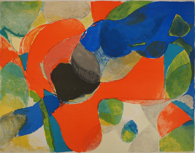 Gustav BOLIN : Explosion chromatique, Lithographie originale (photo de détail 3) - Crédit photo : Galerie Art.Paris