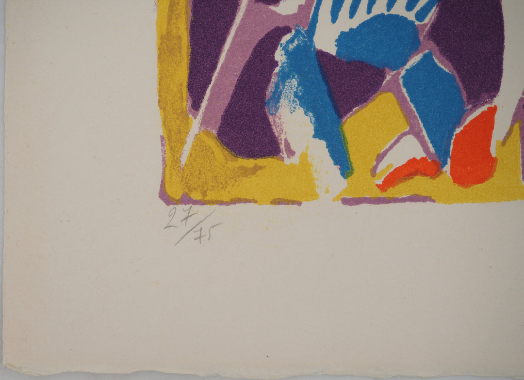 André LANSKOY: Abstract composition, Original lithograph – art.paris