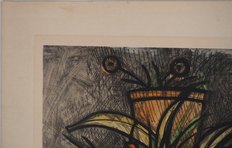 Bernard BUFFET : Clown trist, Lithographie originale (photo de détail 6) - Crédit photo : Galerie Art.Paris