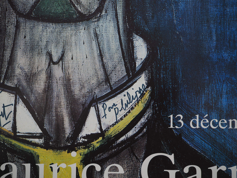 Bernard BUFFET : Portrait de clown, Affiche originale (photo de détail 7) - Crédit photo : Galerie Art.Paris