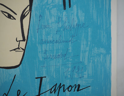 Bernard BUFFET : Japon, les Geishas, Affiche originale (photo de détail 6) - Crédit photo : Galerie Art.Paris