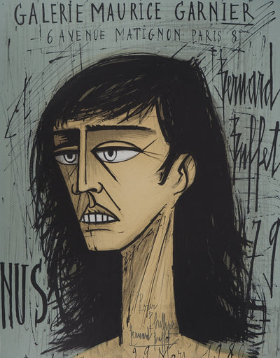 Bernard BUFFET : Annabel, Affiche originale (photo de détail 3) - Crédit photo : Galerie Art.Paris