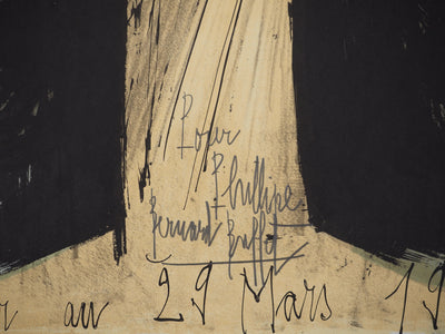 Bernard BUFFET : Annabel, Affiche originale (photo de détail 2) - Crédit photo : Galerie Art.Paris