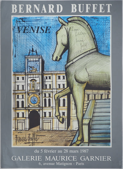 Bernard BUFFET : Venise, Affiche originale (vue générale) - Crédit photo : Galerie Art.Paris