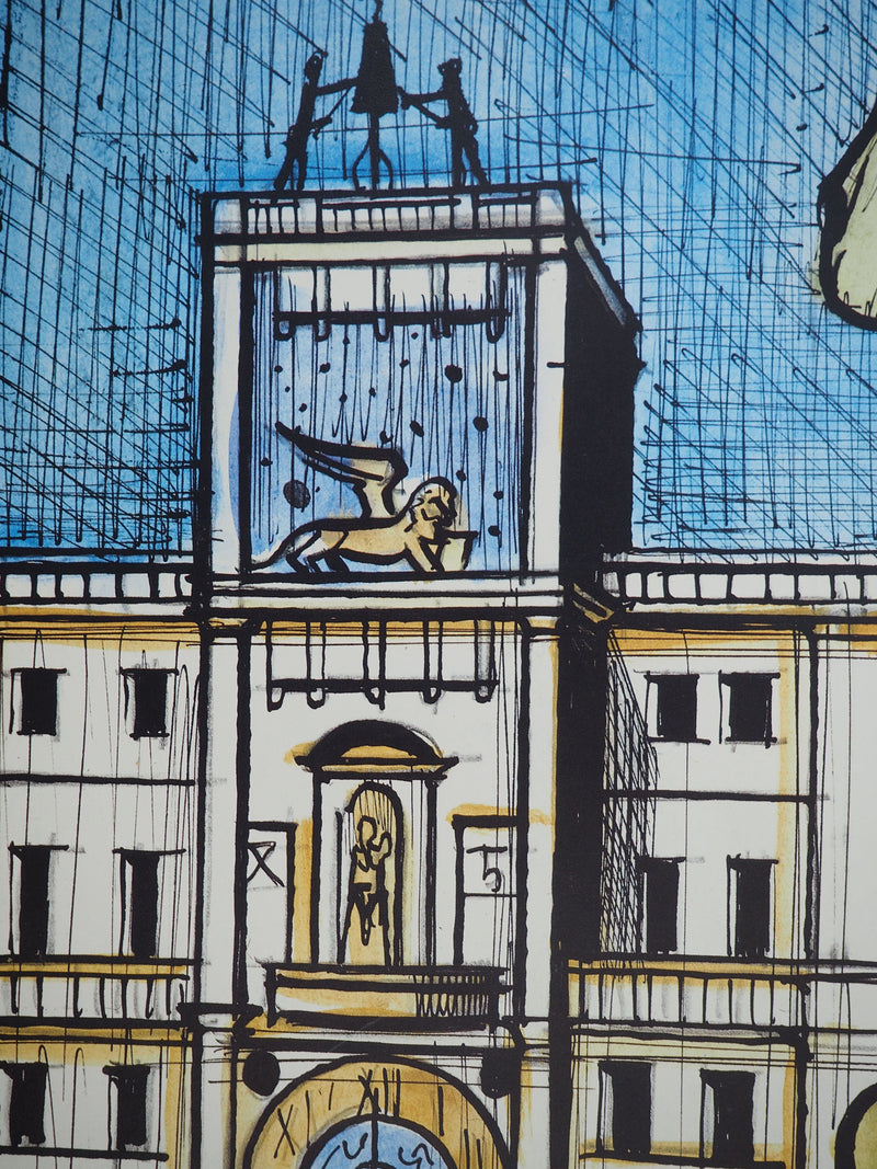 Bernard BUFFET : Venise, Affiche originale (photo de détail 5) - Crédit photo : Galerie Art.Paris
