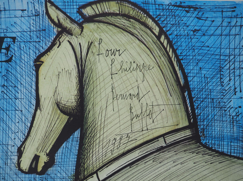 Bernard BUFFET : Venise, Affiche originale (photo de détail 2) - Crédit photo : Galerie Art.Paris