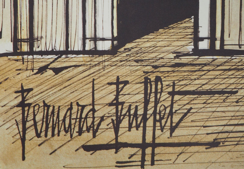 Bernard BUFFET : Venise, Affiche originale (photo de détail 3) - Crédit photo : Galerie Art.Paris