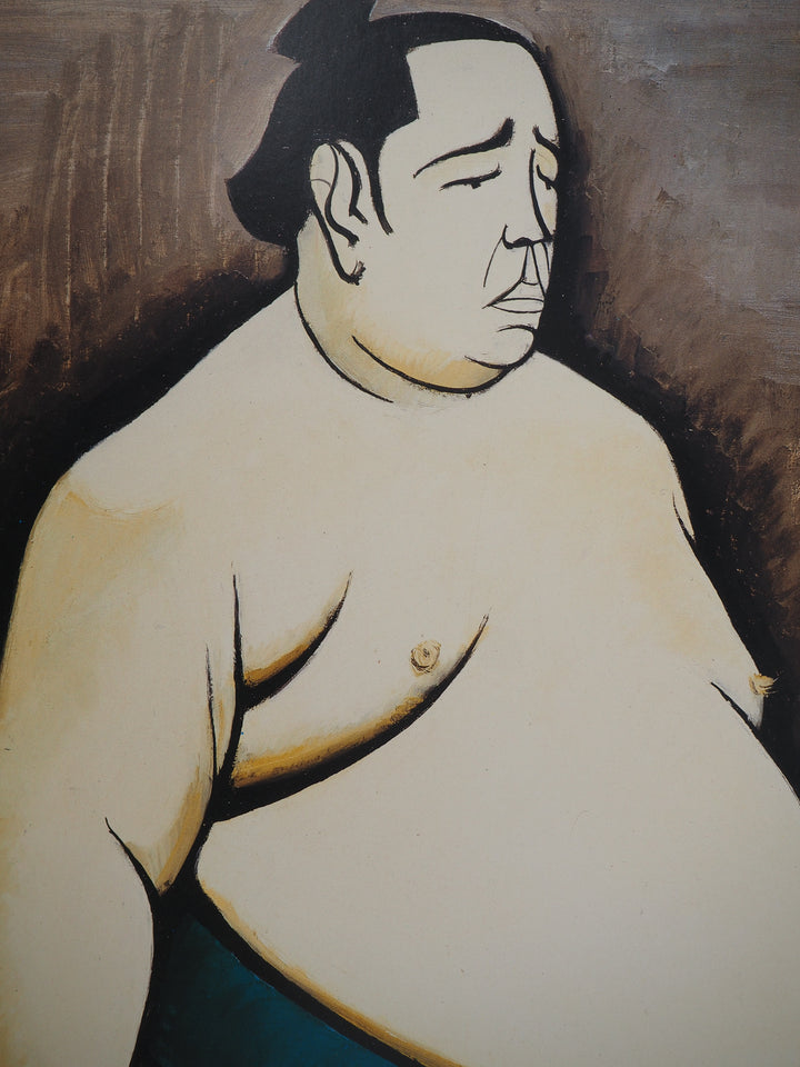 Bernard BUFFET: Japan, Sumo, Original Poster – art.paris