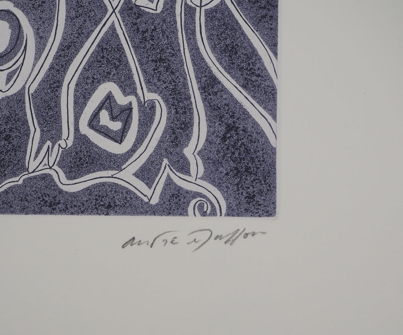 André MASSON : Entrelac de figures, Gravure originale (photo de détail 2) - Crédit photo : Galerie Art.Paris
