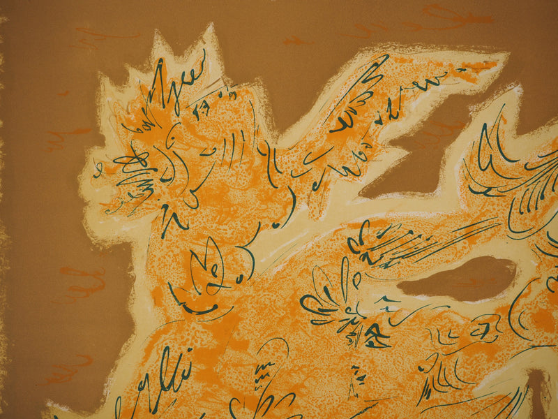 André MASSON : Métamorphose, Lithographie originale (photo de détail 4) - Crédit photo : Galerie Art.Paris