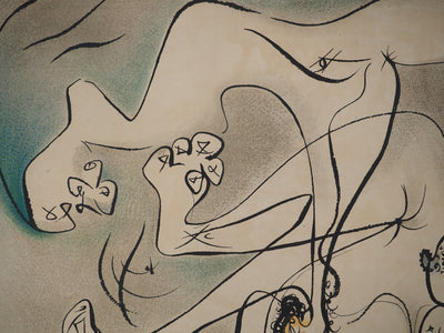 André MASSON : Composition érotique, Lithographie originale (photo de détail 4) - Crédit photo : Galerie Art.Paris
