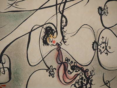 André MASSON : Composition érotique, Lithographie originale (photo de détail 6) - Crédit photo : Galerie Art.Paris