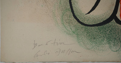 André MASSON : Composition érotique, Lithographie originale (photo de détail 2) - Crédit photo : Galerie Art.Paris