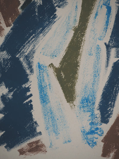 André MASSON : La cascade bleue, Lithographie originale (photo de détail 5) - Crédit photo : Galerie Art.Paris