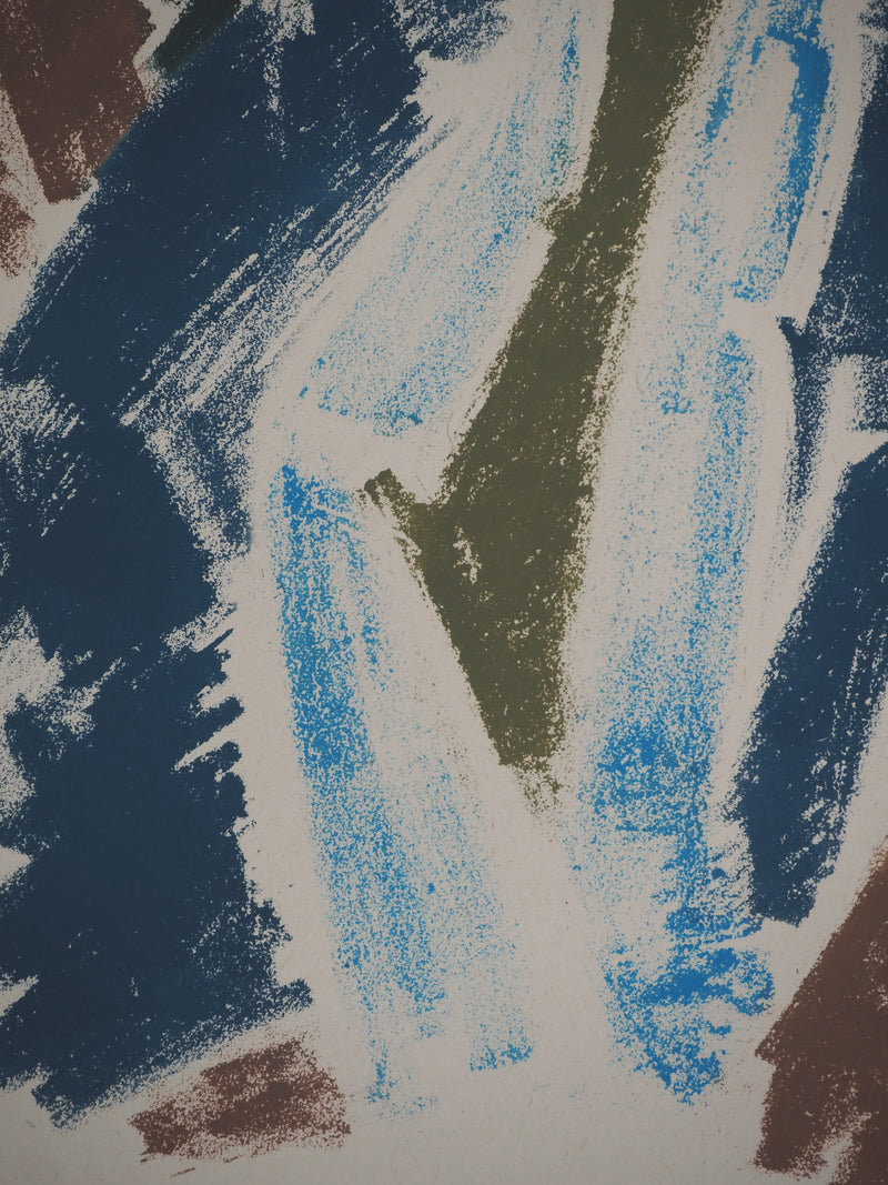 André MASSON : La cascade bleue, Lithographie originale (photo de détail 5) - Crédit photo : Galerie Art.Paris