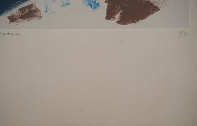 André MASSON : La cascade bleue, Lithographie originale (photo de détail 8) - Crédit photo : Galerie Art.Paris