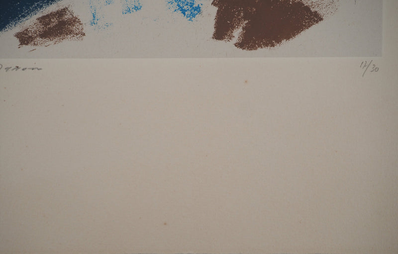 André MASSON : La cascade bleue, Lithographie originale (photo de détail 8) - Crédit photo : Galerie Art.Paris