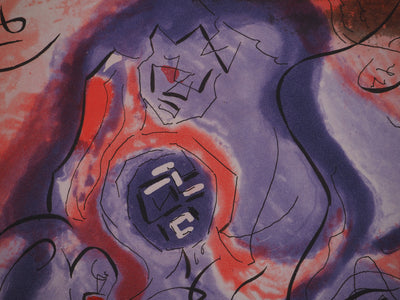 André MASSON : Désir et tentation, Gravure originale (photo de détail 3) - Crédit photo : Galerie Art.Paris