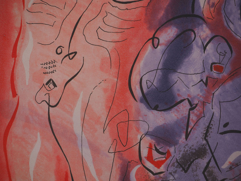André MASSON : Désir et tentation, Gravure originale (photo de détail 4) - Crédit photo : Galerie Art.Paris