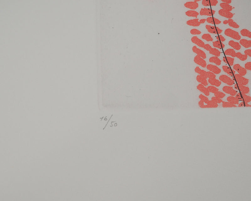André MASSON : Deux hommes, Gravure originale (photo de détail 6) - Crédit photo : Galerie Art.Paris