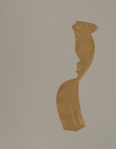 Georges BRAQUE : Les amoureux, Gravure originale (vue générale) - Crédit photo : Galerie Art.Paris